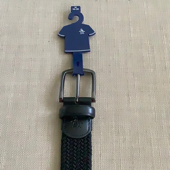 Original Penguin Accessories Penguin Braided Stretch Waist Belt